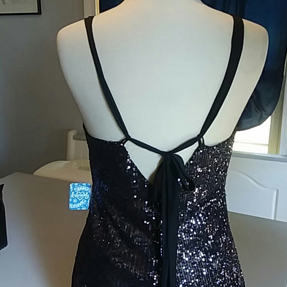 Free People gold rush  mini silver sequin dress - Picture 7 of 8